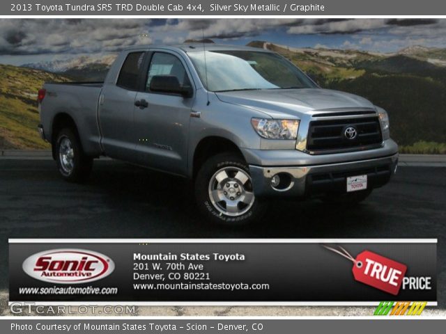2013 Toyota Tundra SR5 TRD Double Cab 4x4 in Silver Sky Metallic