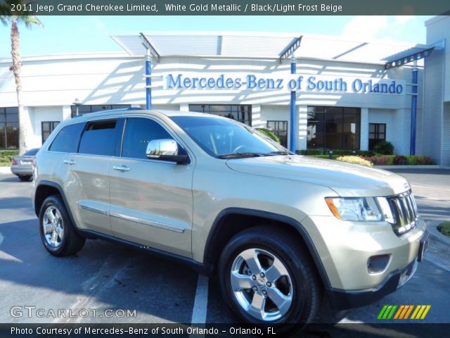 2011 Jeep Grand Cherokee Limited in White Gold Metallic