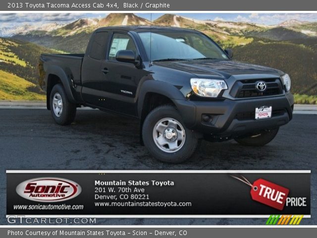 2013 Toyota Tacoma Access Cab 4x4 in Black