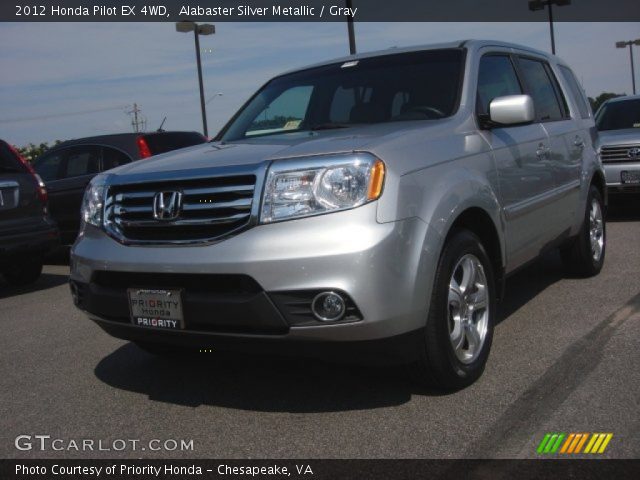 2012 Honda Pilot EX 4WD in Alabaster Silver Metallic
