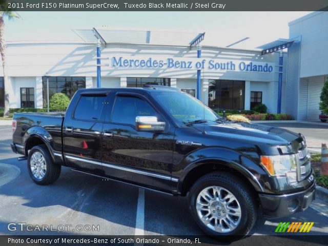 2011 Ford F150 Platinum SuperCrew in Tuxedo Black Metallic