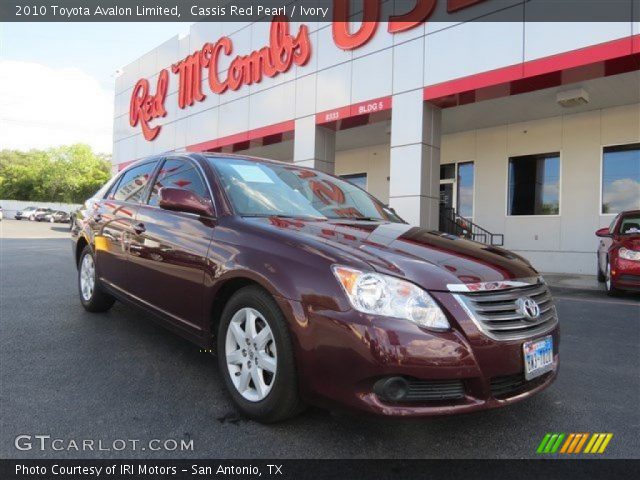 2010 Toyota Avalon Limited in Cassis Red Pearl