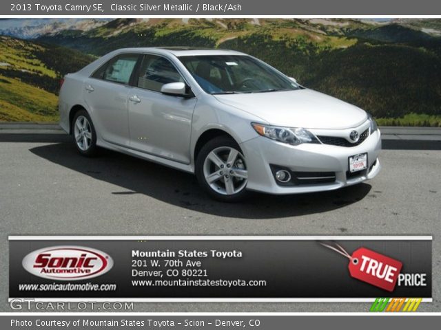 2013 Toyota Camry SE in Classic Silver Metallic