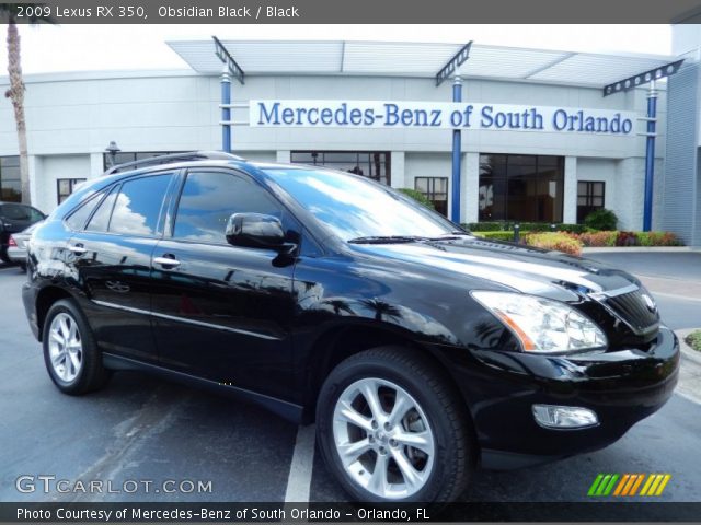2009 Lexus RX 350 in Obsidian Black