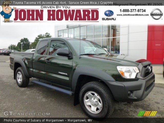2012 Toyota Tacoma V6 Access Cab 4x4 in Spruce Green Mica