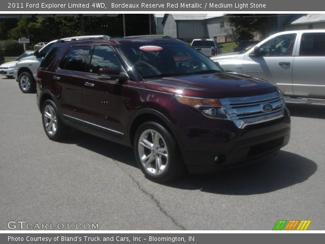 2011 Ford Explorer Limited 4WD in Bordeaux Reserve Red Metallic
