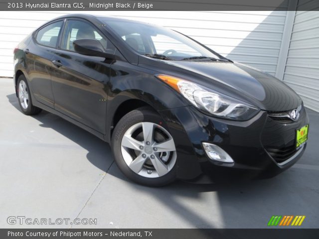 2013 Hyundai Elantra GLS in Midnight Black