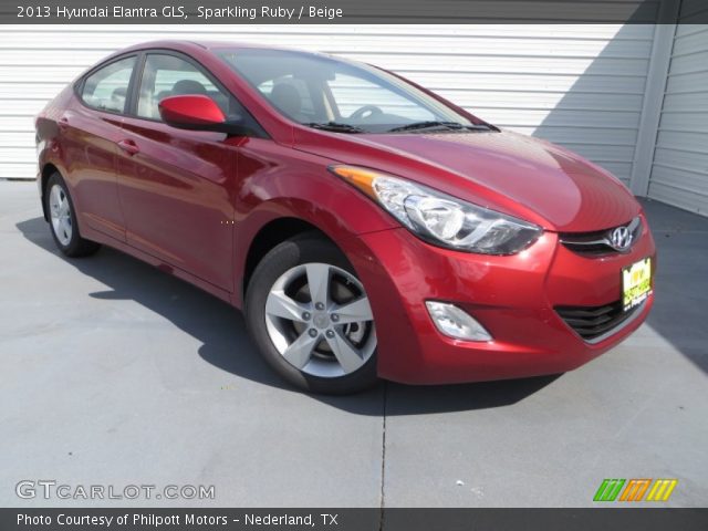 2013 Hyundai Elantra GLS in Sparkling Ruby