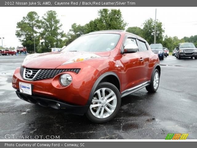 2012 Nissan Juke SL AWD in Cayenne Red