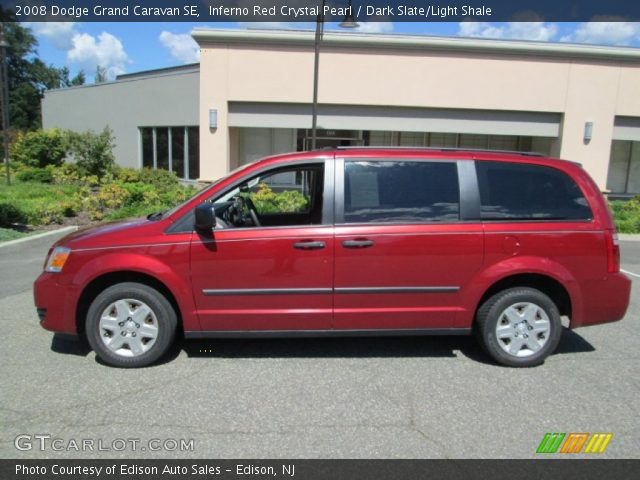 2008 Dodge Grand Caravan SE in Inferno Red Crystal Pearl