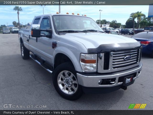 2008 Ford F350 Super Duty Lariat Crew Cab 4x4 in Silver Metallic