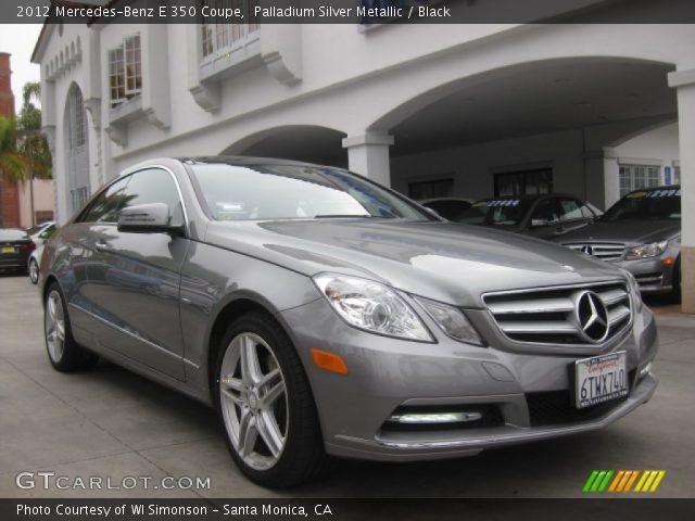 2012 Mercedes-Benz E 350 Coupe in Palladium Silver Metallic