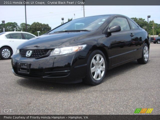 2011 Honda Civic LX Coupe in Crystal Black Pearl