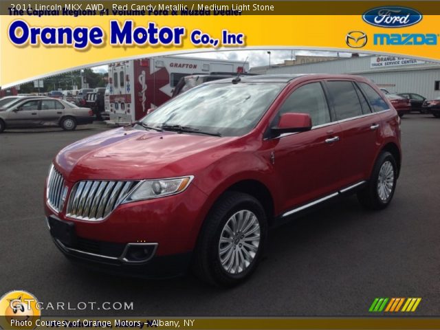 2011 Lincoln MKX AWD in Red Candy Metallic