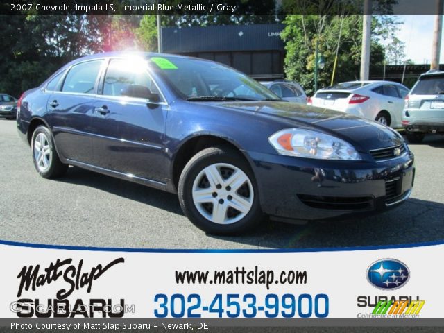 2007 Chevrolet Impala LS in Imperial Blue Metallic