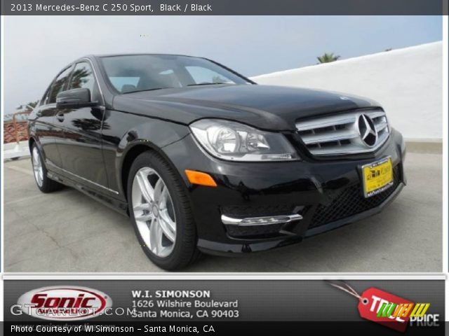2013 Mercedes-Benz C 250 Sport in Black