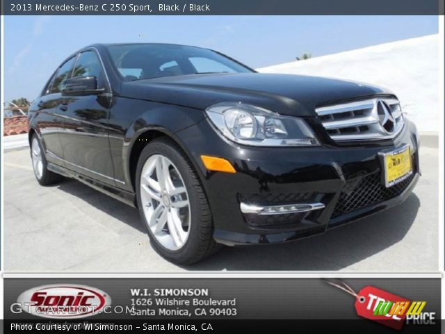 2013 Mercedes-Benz C 250 Sport in Black