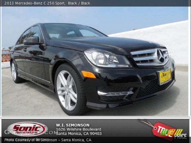2013 Mercedes-Benz C 250 Sport in Black