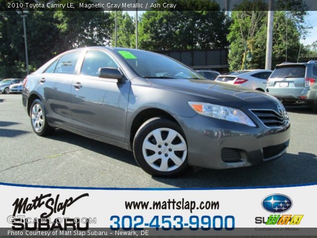 2010 Toyota Camry LE in Magnetic Gray Metallic
