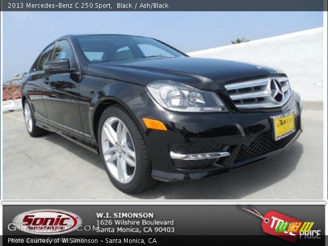 2013 Mercedes-Benz C 250 Sport in Black