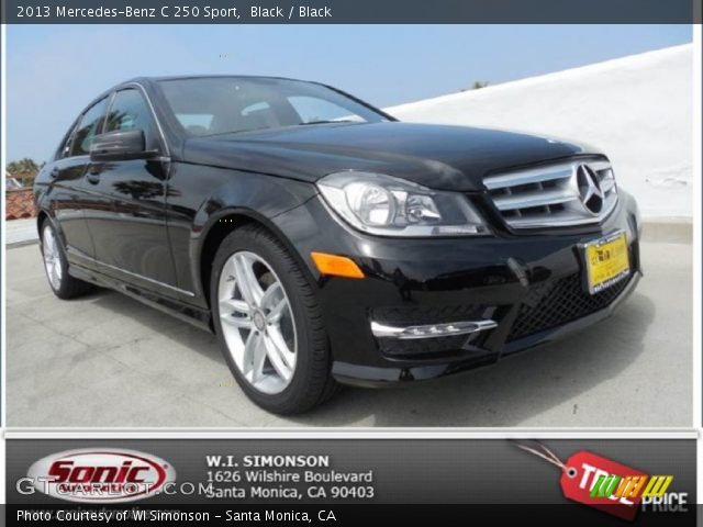 2013 Mercedes-Benz C 250 Sport in Black