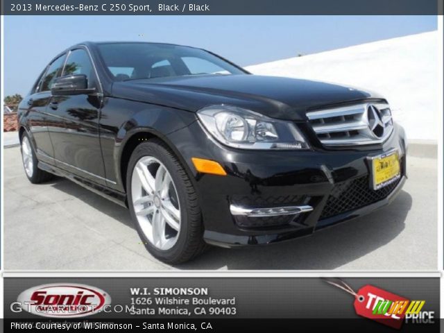 2013 Mercedes-Benz C 250 Sport in Black
