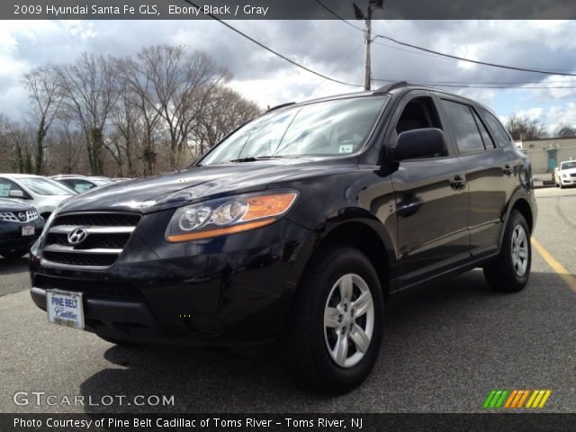 2009 Hyundai Santa Fe GLS in Ebony Black