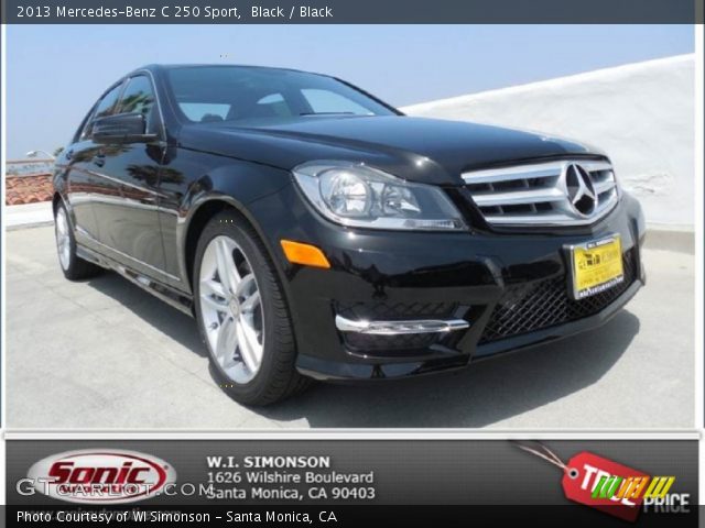 2013 Mercedes-Benz C 250 Sport in Black