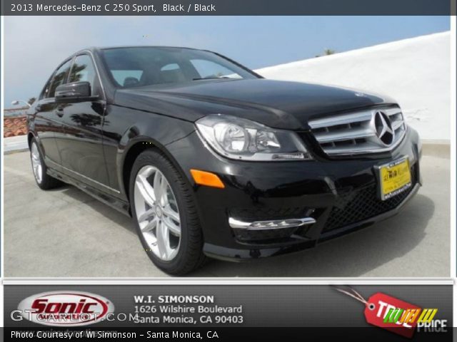 2013 Mercedes-Benz C 250 Sport in Black