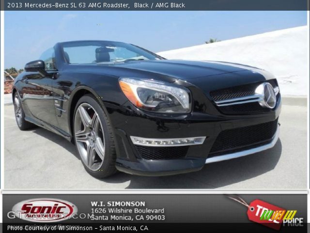 2013 Mercedes-Benz SL 63 AMG Roadster in Black
