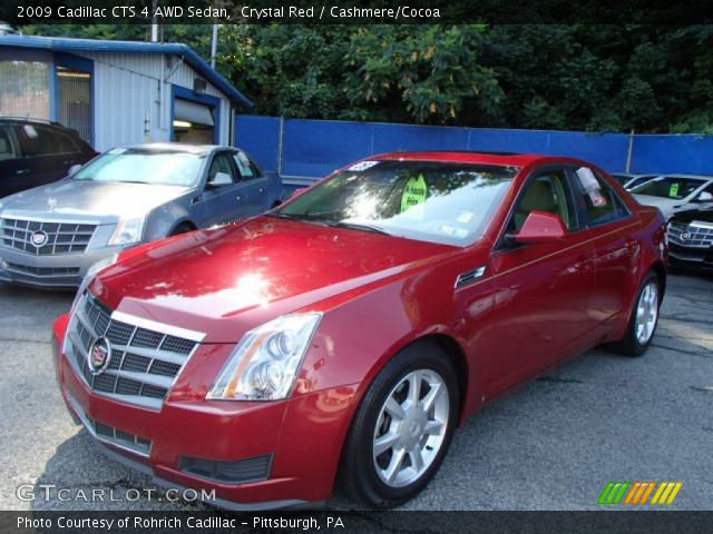 2009 Cadillac CTS 4 AWD Sedan in Crystal Red