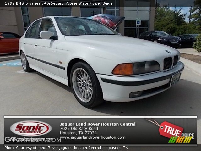 1999 BMW 5 Series 540i Sedan in Alpine White