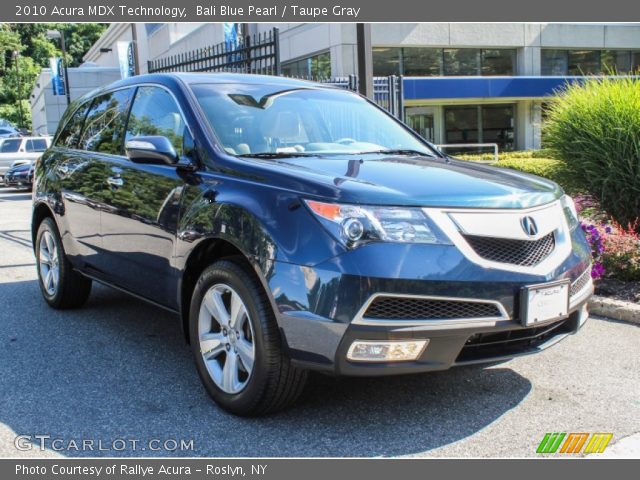 2010 Acura MDX Technology in Bali Blue Pearl