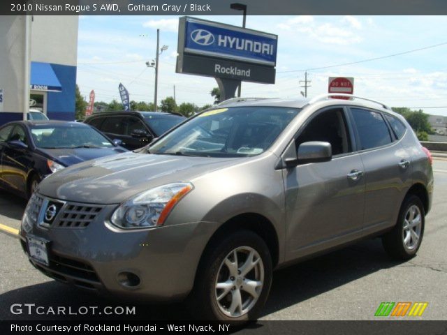 2010 Nissan Rogue S AWD in Gotham Gray