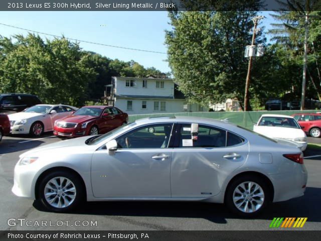 2013 Lexus ES 300h Hybrid in Silver Lining Metallic