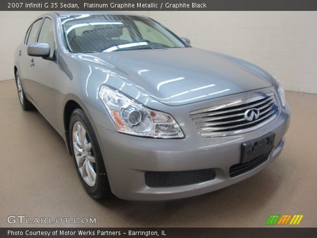 2007 Infiniti G 35 Sedan in Platinum Graphite Metallic