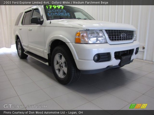 2003 Ford Explorer Limited 4x4 in Oxford White