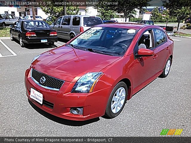 2010 Nissan Sentra 2.0 SR in Anodized Orange Metallic