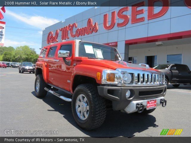 2008 Hummer H3  in Solar Flare Metallic