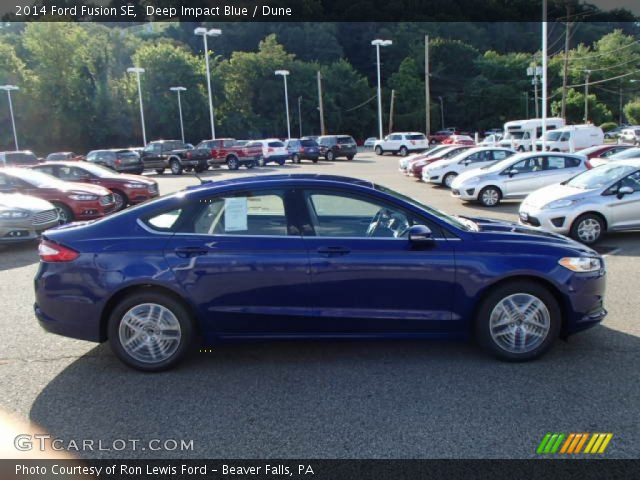 2014 Ford Fusion SE in Deep Impact Blue
