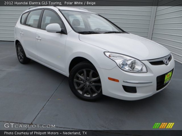 2012 Hyundai Elantra GLS Touring in Polar White