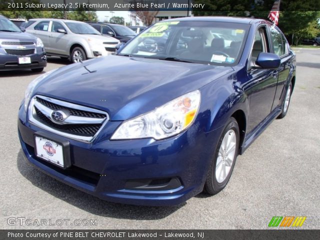 2011 Subaru Legacy 2.5i Premium in Azurite Blue Pearl