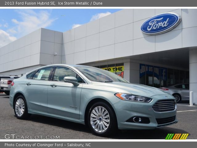 2013 Ford Fusion Hybrid SE in Ice Storm Metallic