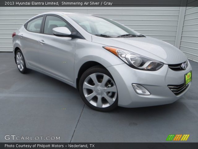 2013 Hyundai Elantra Limited in Shimmering Air Silver