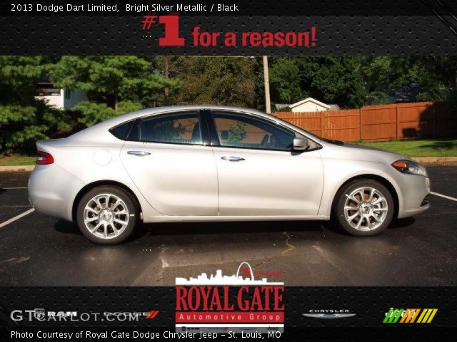 2013 Dodge Dart Limited in Bright Silver Metallic