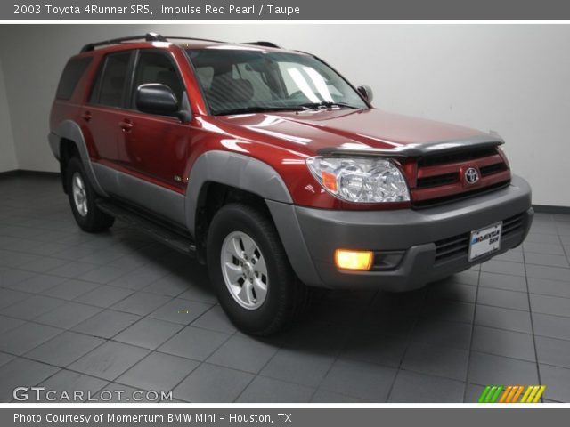 2003 Toyota 4Runner SR5 in Impulse Red Pearl