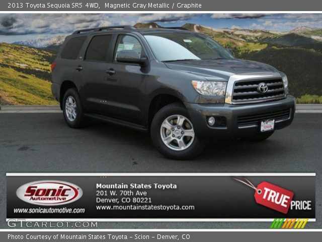 2013 Toyota Sequoia SR5 4WD in Magnetic Gray Metallic