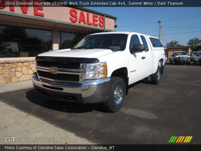 2009 Chevrolet Silverado 2500HD Work Truck Extended Cab 4x4 in Summit White
