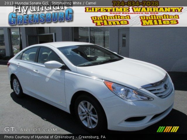 2013 Hyundai Sonata GLS in Shimmering White