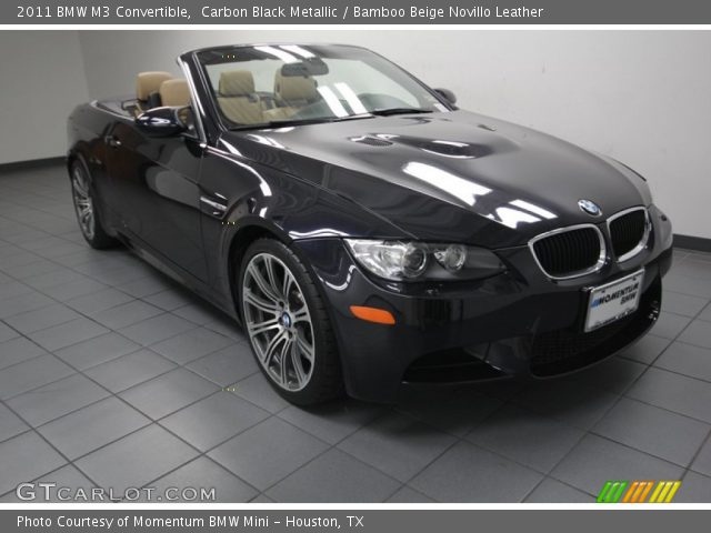 2011 BMW M3 Convertible in Carbon Black Metallic